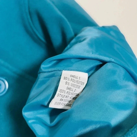 TULLE | TEAL BUTTON  COAT - Picture 8 of 11